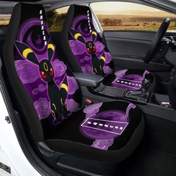 Umbreon Car Seat Covers Custom Pokemon Anime Car Accessories For Anime Fans