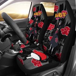 uchiha itachi akatsuki car seat covers custom naruto anime car accessories