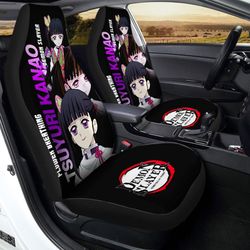 tsuyuri kanao car seat covers custom demon slayer anime gifts idea for fans