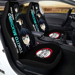 tokitou muichirou car seat covers custom demon slayer anime gifts idea for fans