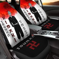 tetta kisaki car seat covers custom anime tokyo revengers car accessories