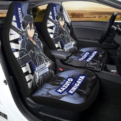 sword art online kazuto kirigaya car seat covers custom anime car interior accessories