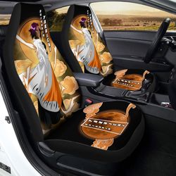 shihouin yoruichi car seat covers custom bleach anime car interior accessories