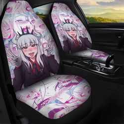 sexy lucifer face ahegeo car seat covers custom car interior accessories