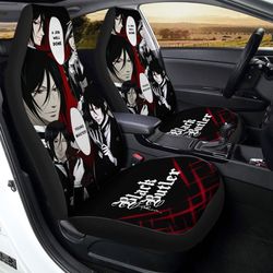sebastian michaelis car seat covers custom black butler anime car accessories