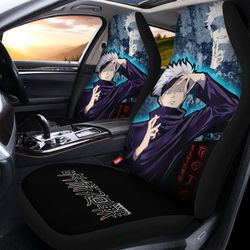 satoru gojo car seat covers custom anime jujutsu kaisen car accessories