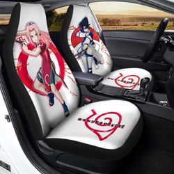 sasuke and sakura car seat covers custom gifts for naruto anime fans