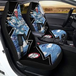 sakonji urokodaki car seat covers custom anime demon slayer car accessories