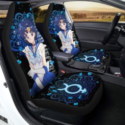 sailor mercury car seat covers custom sailor moon anime car interior accessories