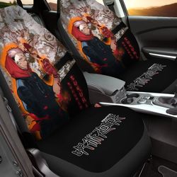 ryomen sukuna car seat covers custom anime jujutsu kaisen car accessories
