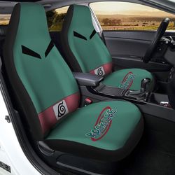 rock lee uniform car seat covers custom naruto anime car interior accessories