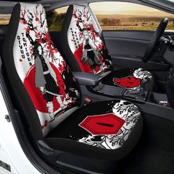 rengoku and giyuu car seat covers custom japan style demon slayer anime car interior accessories