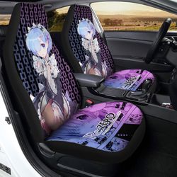 Rem Car Seat Covers Custom Re:zero Anime Car Accessories