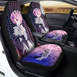 ram car seat covers custom re:zero anime car accessories