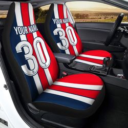 psg style car seat covers number 30 custom name gifts idea