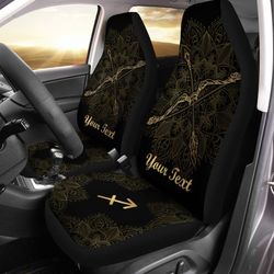 personalized sagittarius car seat covers custom zodiac sign sagittaurius car accessories gifts idea