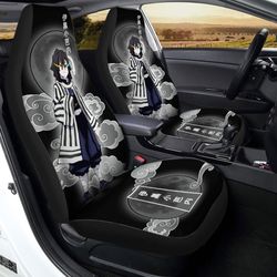 obanai iguro car seat covers custom anime demon slayer car interior accessories