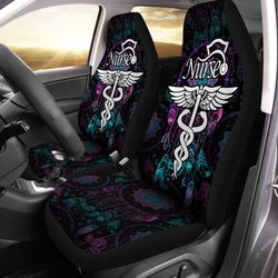 nurse car seat covers custom mandala dreamcatcher car accessories meaningful gift idea for nurse