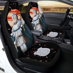 nozel silva car seat covers custom black clover anime car accessories
