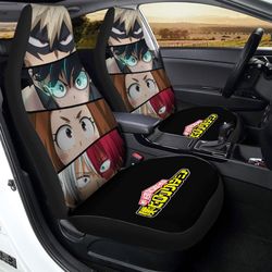 my hero academia eyes car seat covers custom mha anime car accessories