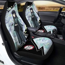 muichirou tokitou car seat covers custom demon slayer anime car accessories