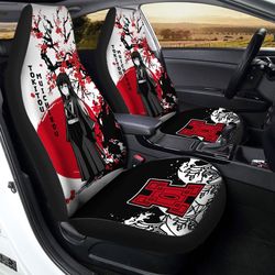 muichiro car seat covers custom japan style anime demon slayer car interior accessories
