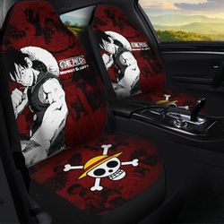 monkey d. luffy car seat covers custom anime mix manga one piece car accessories