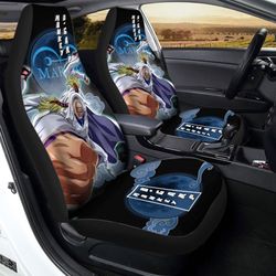 monkey d. garp car seat covers custom one piece anime car accessories gifts for anime fans