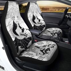 mitsuri kanroji car seat covers custom kimetsu no yaiba manga car accessories