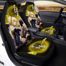 misa amane car seat covers custom death note anime car accessories
