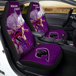 mirajane strauss car seat covers custom fairy tail anime gifts for fan
