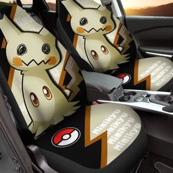 mimikyu car seat covers custom anime pokemon car accessories