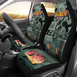 might guy jutsu car seat covers custom manga anime naruto car accessories