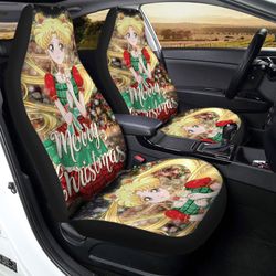 merry christmas sailor moon car seat covers custom anime car accessories