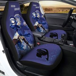 juvia lockser car seat covers custom fairy tail anime gifts for fan