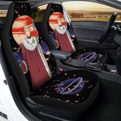 julius nova chrono car seat covers custom black clover anime car accessories