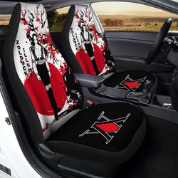 illumi zoldyck car seat covers custom japan style hunter x hunter anime car accessories