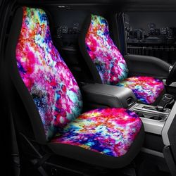 ice tie dye car seat covers custom hippie car accessories
