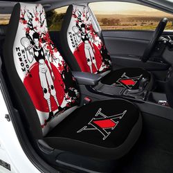 hisoka morow car seat covers custom japan style hunter x hunter anime car accessories