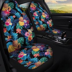hawaiian car seat covers custom tropical fruit and flower car accessories