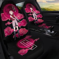 haruno sakura car seat covers custom naruto shippuden anime car accessories