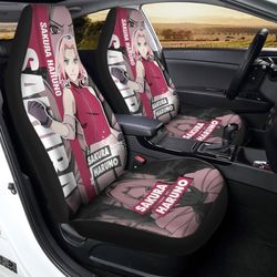 haruno sakura car seat covers custom naruto anime car accessories for fan