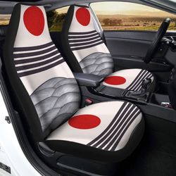 hanafuda rising sun car seat covers custom car interior accessories