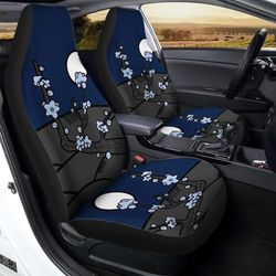 hanafuda night blue car seat covers custom car interior accessories