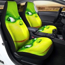 grinch car seat covers custom christmas car interior accessories