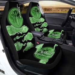 green mantis car seat covers custom anime black clover car interior accessories