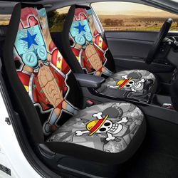 franky car seat covers custom one piece anime car interior accessories