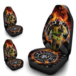 fireman car seat covers custom american firefighter car accessories