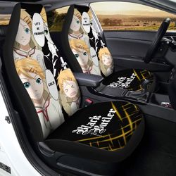 finnian car seat covers custom black butler anime car accessories