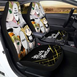 elizabeth ethel cordelia midford car seat covers custom black butler anime car accessories